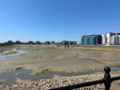 Looking back across - the rather empty - Sovereign Harbour